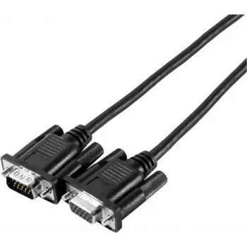 EXERTIS CONNECT SVGA monitora kabelis Eco, 15-pin HD D-Sub tēviņš uz mātīti, 3,0 m, melns - budžeta monitora kabelis standarta lietojumiem (117810)