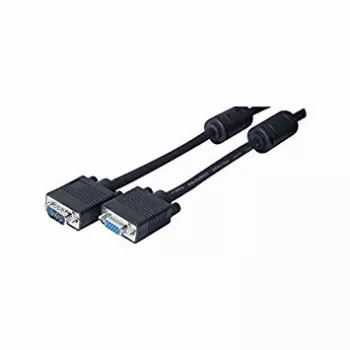 EXERTIS CONNECT SVGA monitora kabelis, 15-pin HD D-Sub vīrišķais uz sievišķo, 2,0 m, melns 119800