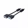 EXERTIS CONNECT SVGA monitora kabelis, 15-pin HD D-Sub vīrišķais uz sievišķo, 2,0 m, melns 119800