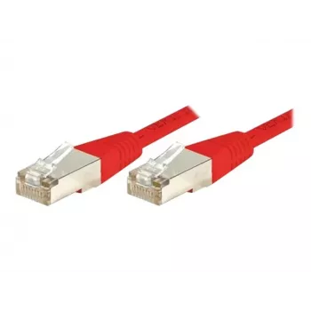 EXERTIS CONNECT Cat.6 F/UTP tīkla kabelis, sarkans, 7,0 m, plāns ar aizsargātu fiksatoru 243570