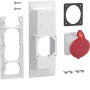 HAGER ZY32CEE universZ CEE 32A 5 polu 400V IP44 sarkanā krāsā