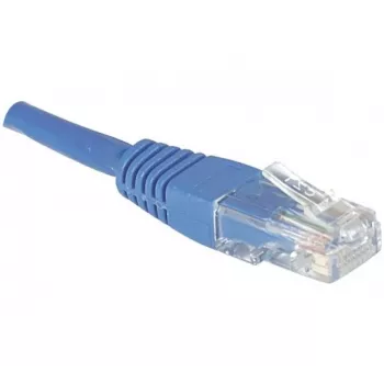 EXERTIS CONNECT CAT.6 U/UTP komutācijas kabelis, 1,5 m, zils, RJ45, aizsargāta fiksācijas mēlīte 246740