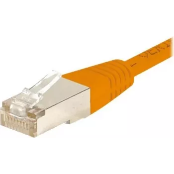 EXERTIS CONNECT CAT.6 F/UTP komutācijas kabelis, oranžs, 0,5 m, plāns snagless 234100