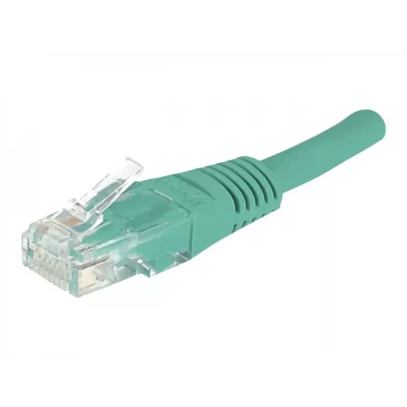 Exertis Connect Cat6 U/UTP tīkla kabelis RJ45 uz RJ45 3m zaļš formēts 244730
