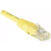 EXERTIS CONNECT Cat6 U/UTP komutācijas kabelis, RJ45, dzeltens, 1,5 m, ar snagless aizsardzību EXC245740
