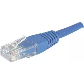 EXERTIS CONNECT Cat.6 U/UTP komutācijas kabelis, RJ45, zils, 1.0 m, ar fiksatora aizsardzību 246710