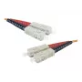 Exertis Connect SC/UPC uz SC/UPC daudzmodu šķiedras optiskais savienojuma kabelis, OM2 50/125µm, LSZH, 1m, oranžs 392691