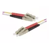 EXERTIS CONNECT 10m LC/UPC uz LC/UPC OM4 daudzmodu duplexais optiskais komutācijas kabelis, LSZH, Erika Violet 392786