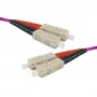 Exertis Connect OM4 optiskās šķiedras komutācijas kabelis, SC Duplex uz SC Duplex, UPC, 20 m, 50/125 µm, HD, 2 mm 392818
