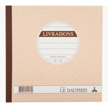 Le Dauphin Manifold Delivery Notes, 210 x 210 mm, Duplicate (1162D) - 1 Book