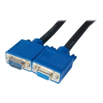 EXERTIS CONNECT Premium S-VGA pagarinājuma kabelis, 15,0 m, melns 138841