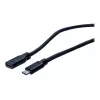EXERTIS CONNECT USB 3.1 Gen 1 USB-C pagarinājuma kabelis, 1 m, 5 Gbps 150340