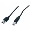 Exertis Connect USB 2.0 kabelis A uz B vīrišķais 3m melns 532450
