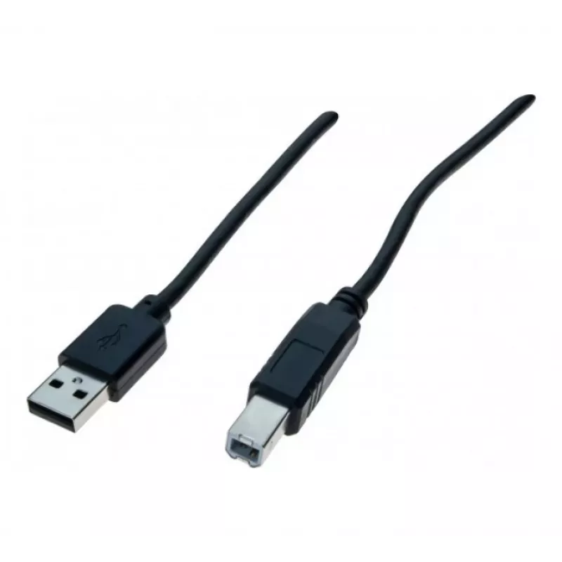Exertis Connect USB 2.0 kabelis A uz B vīrišķais 3m melns 532450