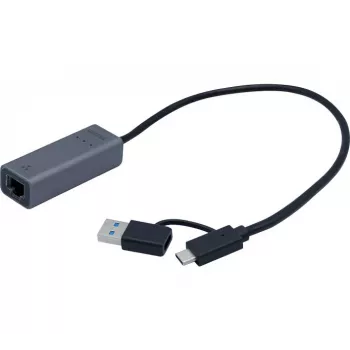 EXERTIS CONNECT USB 3.1 Gigabit Pro tīkla adapteris ar Type-C pārveidotāju (310761)