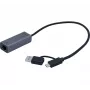 EXERTIS CONNECT USB 3.1 Gigabit Pro tīkla adapteris ar Type-C pārveidotāju (310761)