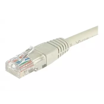 EXERTIS CONNECT Cat6 U/UTP komutācijas kabelis, 5m, pelēks, RJ45, Snagless EXC848500