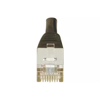 EXERTIS CONNECT Cat6 F/UTP tīkla kabelis, 3 m, melns, ar slaidu aizsarguzmavu 234250