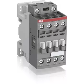 ABB AF16-30-01-13 3 polu kontaktors, 100-250V AC/DC spole, 18A, 1NO palīgkontakts 1SBL177001R1301