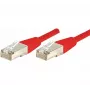 EXERTIS CONNECT Cat.6 F/UTP tīkla kabelis, sarkans, 10 m 243560