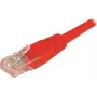 EXERTIS CONNECT Cat.6 U/UTP komutācijas kabelis, RJ45, sarkans, 20 m, ar fiksatora aizsardzību 243762
