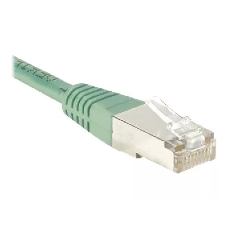 EXERTIS CONNECT Cat.6 F/UTP tīkla kabelis, 7m, zaļš, Slim Snagless 244570