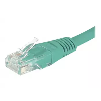 EXERTIS CONNECT Cat6 U/UTP tīkla kabelis (patch cable), 5m, zaļš, RJ45, aizsargāta fiksācijas mēlīte 244750
