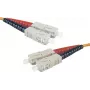 EXERTIS CONNECT LWL komutācijas kabelis Eco, 50/125 µm, OM2 šķiedra, SC Duplex savienotājs/savienotājs, oranžs, 10,0 m UPC Polish 392696