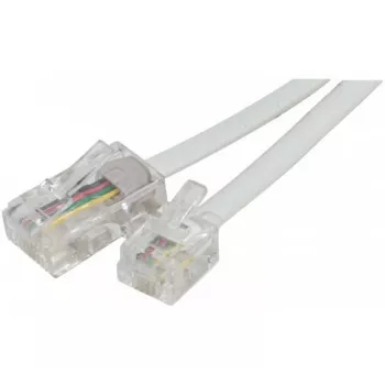 EXERTIS CONNECT telefona kabelis, balts, 3,0 m (911743)