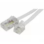 EXERTIS CONNECT telefona kabelis, balts, 3,0 m (911743)