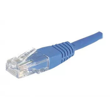 EXERTIS CONNECT Cat.6 U/UTP komutācijas kabelis, RJ45, zils, 3 m, Snagless 246730