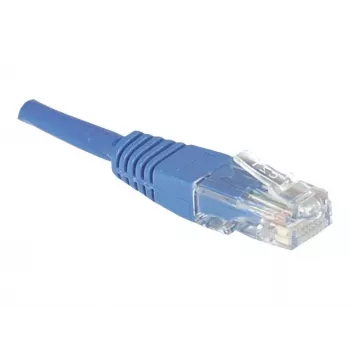 EXERTIS CONNECT Cat.6 U/UTP komutācijas kabelis, RJ45, zils, 3 m, Snagless 246730