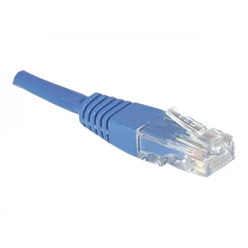 EXERTIS CONNECT Cat.6 U/UTP komutācijas kabelis, RJ45, zils, 3 m, Snagless 246730
