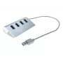 Exertis Connect 4 portu USB 3.0 centrmezgls - galda - melns 021312