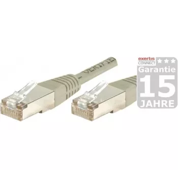 Exertis Connect 847100 Cat5e F/UTP tīkla savienojuma kabelis, 1m, pelēks