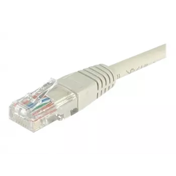 EXERTIS CONNECT Cat6 U/UTP komutācijas kabelis, 2 m, pelēks, Snagless RJ45 EXC848200