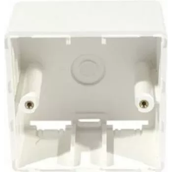 EXERTIS CONNECT virsapmetuma montāžas kārba RJ45 Keystone moduļiem, 2 porti, tīri balta (272020)