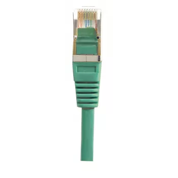 EXERTIS CONNECT Cat.6 F/UTP tīkla kabelis, zaļš, 1.0 m, slaids ar aizsargātu fiksatoru 842102