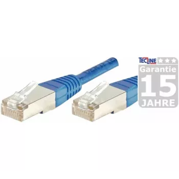 EXERTIS CONNECT Cat6 F/UTP tīkla kabelis, RJ45, zils, 2m, ar slaidu aizsarguzmavu 842204