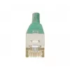 EXERTIS CONNECT Cat.6 F/UTP tīkla kabelis, zaļš, 3,0 m, Slimline Snagless, RJ45 842302