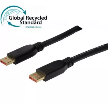Exertis Connect DisplayPort 2.1 kabelis, 80 Gbit/s, UHBR20, 4:4:4, GRS, DisplayPort tēviņš uz DisplayPort tēviņu, 3,0 m (127247)