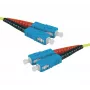 Exertis Connect HD optiskās šķiedras komutācijas kabelis, OS2 vienmoda, SC Duplex uz SC Duplex, UPC, dzeltens, 15 m 392877
