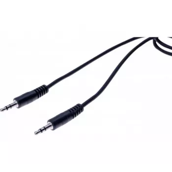 EXERTIS CONNECT 3,5 mm stereo audio kabelis, tēviņš-tēviņš, 1,5 m, melns, 108569