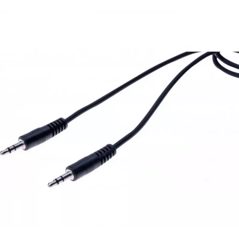 EXERTIS CONNECT 3,5 mm stereo audio kabelis, tēviņš-tēviņš, 1,5 m, melns, 108569