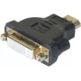 EXERTIS CONNECT HDMI uz DVI-I adapteris, HDMI male uz DVI-I 24+5 female, melns 127951