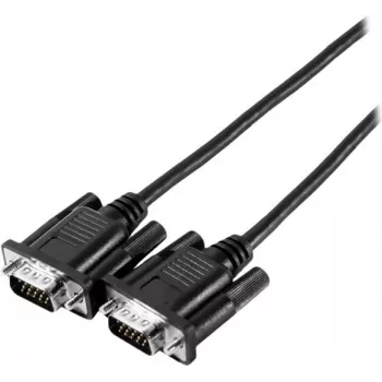 EXERTIS CONNECT SVGA monitora kabelis Eco, 15-pin HD D-Sub tēviņš uz tēviņu, 10,0 m, melns 117740