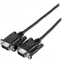 EXERTIS CONNECT SVGA monitora kabelis Eco, 15-pin HD D-Sub tēviņš uz tēviņu, 10,0 m, melns 117740