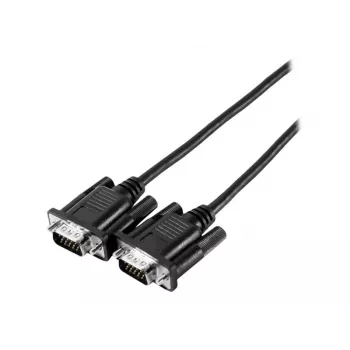 EXERTIS CONNECT SVGA monitora kabelis Eco, 15-pin HD D-Sub tēviņš uz tēviņu, 10,0 m, melns 117740