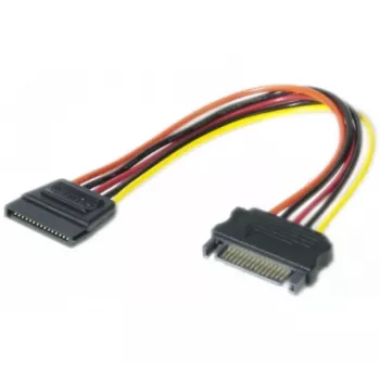 EXERTIS CONNECT SATA barošanas pagarinājuma kabelis, SATA vīrišķais uz SATA sievišķo, 0,2 m 147564