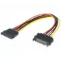 EXERTIS CONNECT SATA barošanas pagarinājuma kabelis, SATA vīrišķais uz SATA sievišķo, 0,2 m 147564